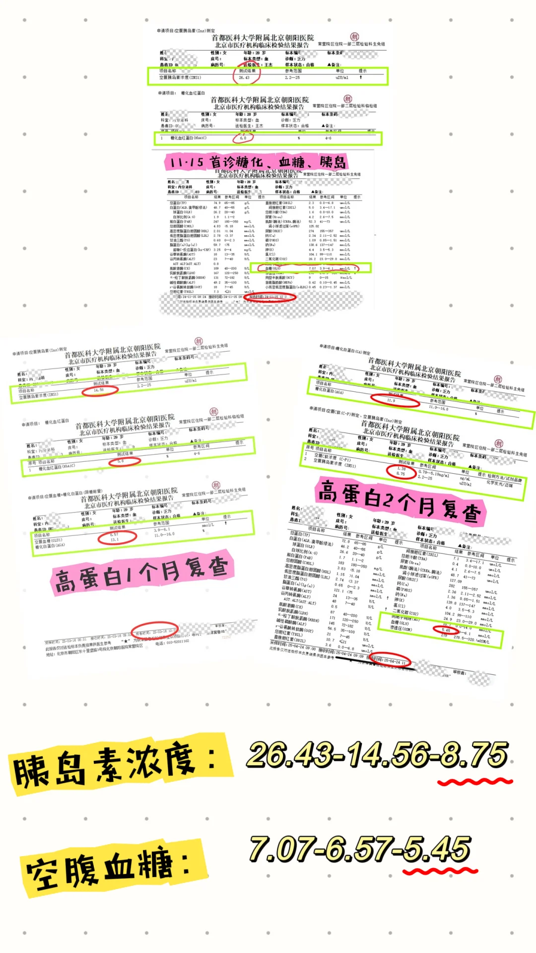 胰岛素抵抗+多囊大基数女生 5个月减重50斤