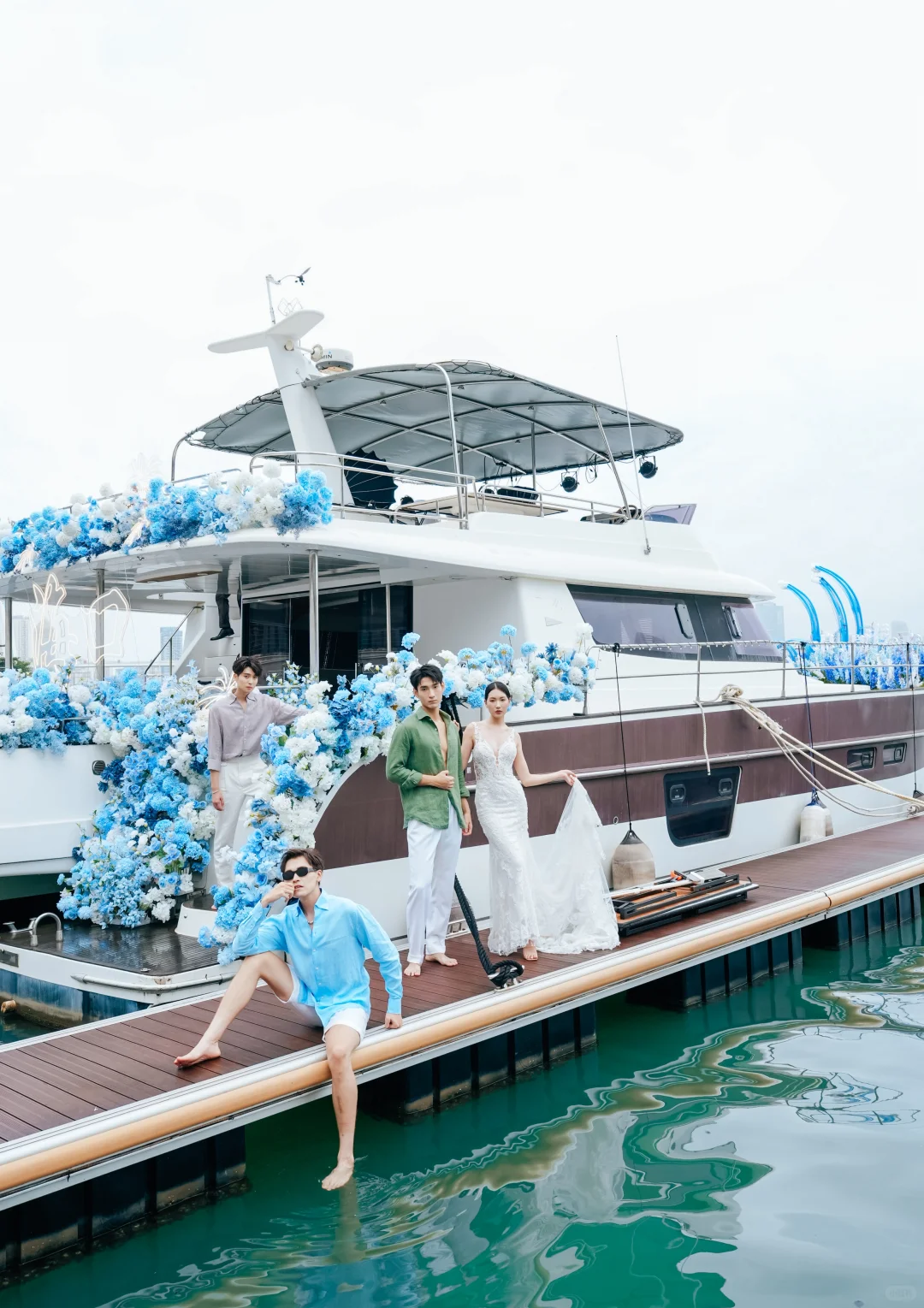 七夕在海口看婚纱秀