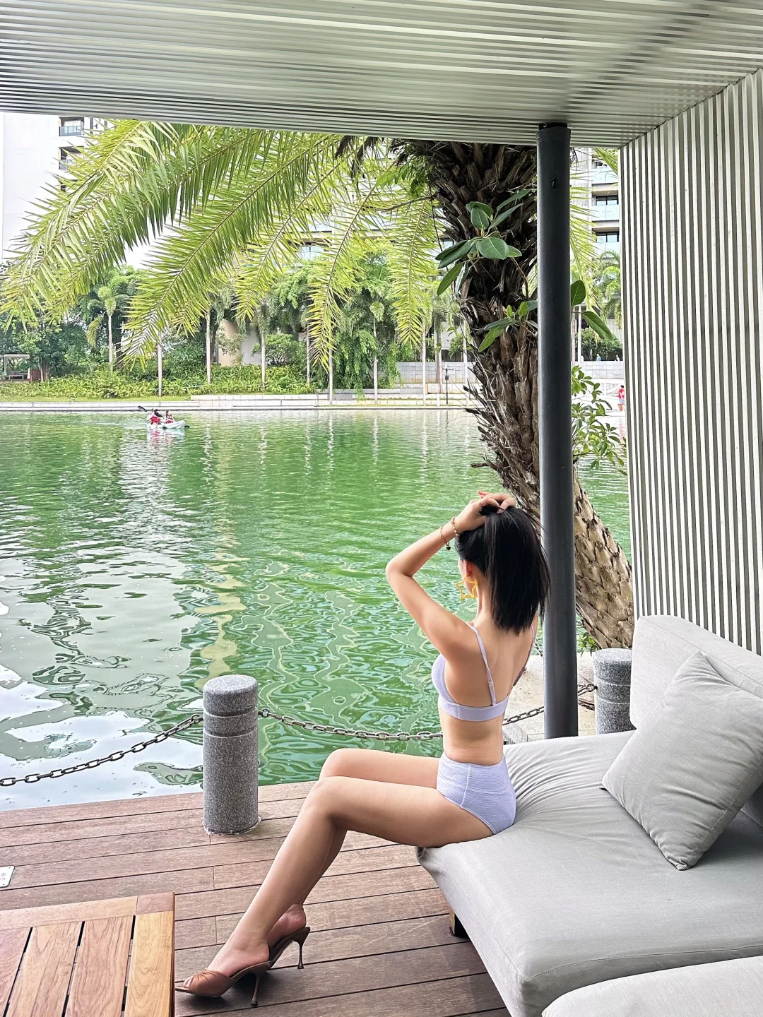 又到了可以天天泡池的季节?