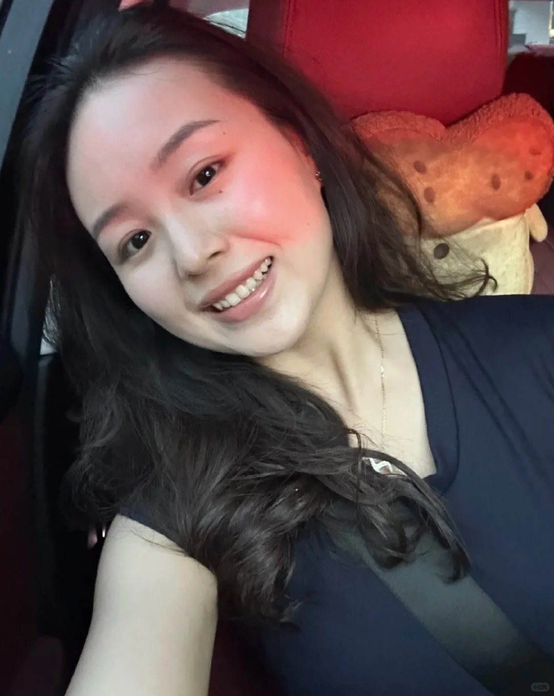 车上无聊的自拍