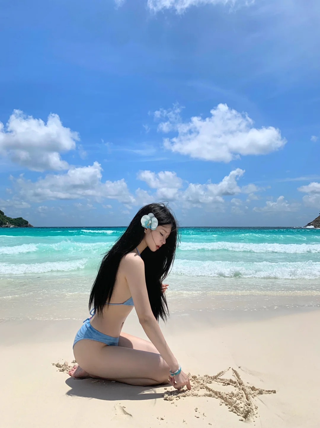 分享我的海边泳衣10套look