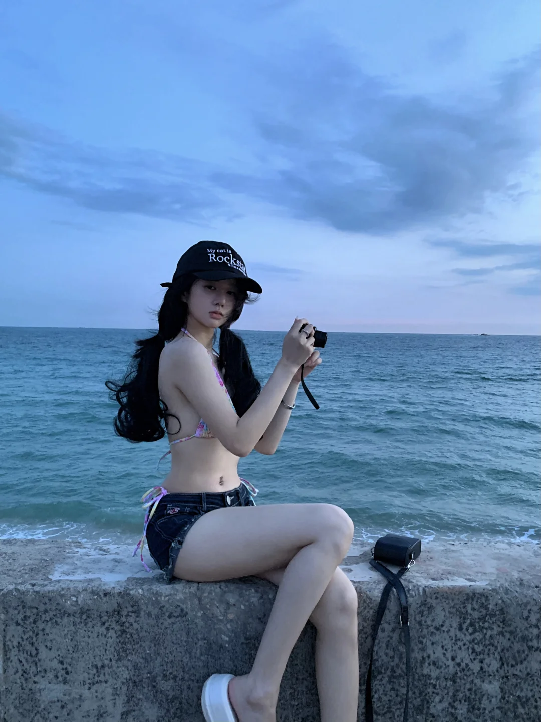 分享我的海边泳衣10套look