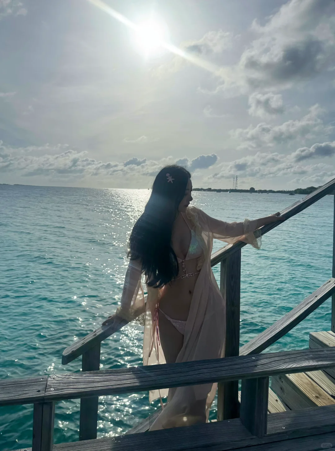 ?️在海边实现穿衣自由 ?