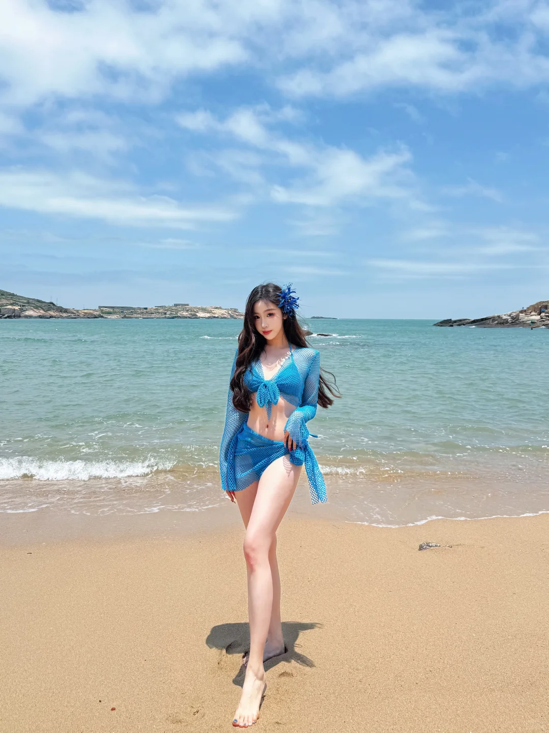 ?蓝色的海、蓝色的我