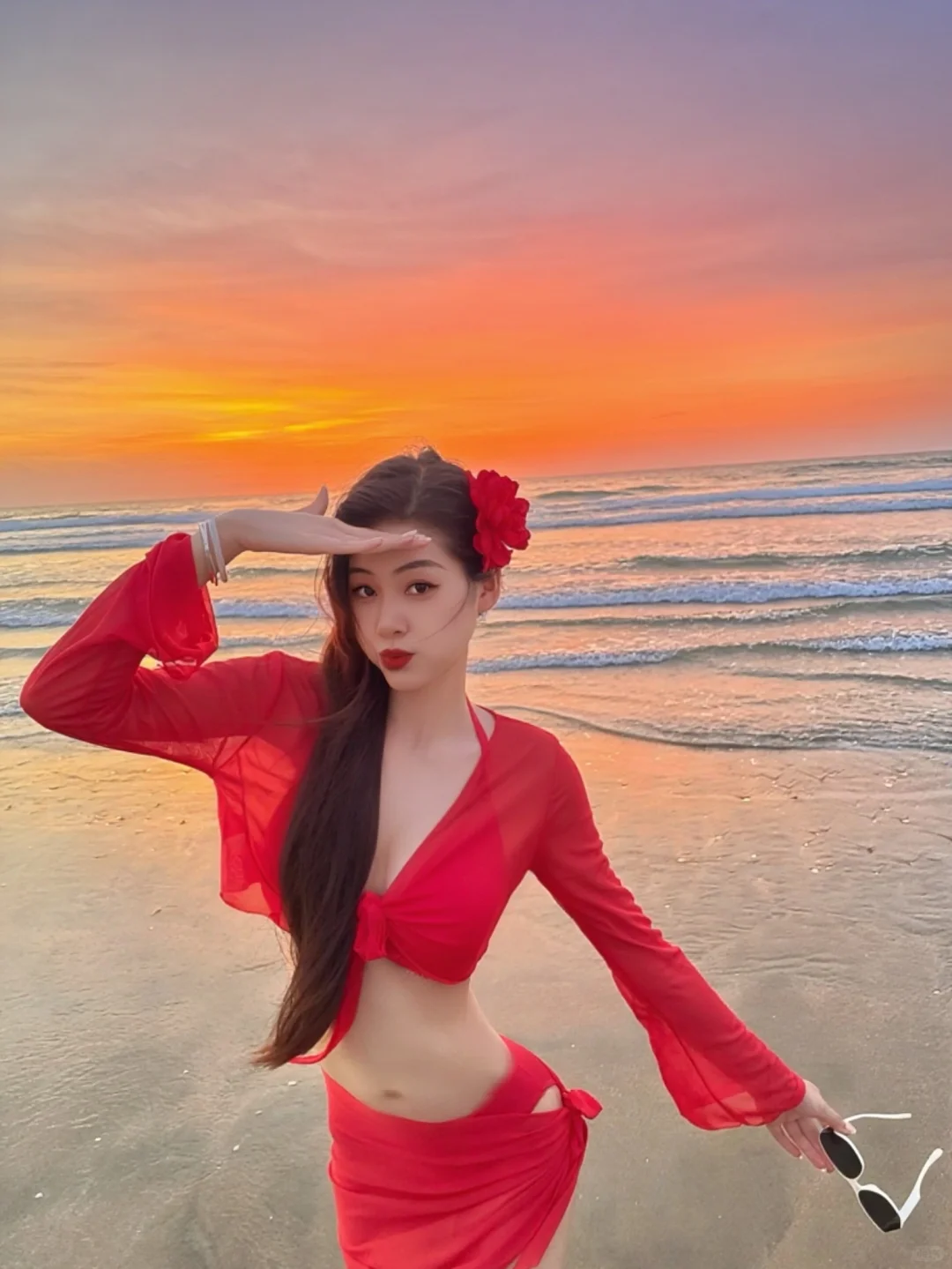 落日海滩泳衣法则｜被追着问爆的氛围感公式