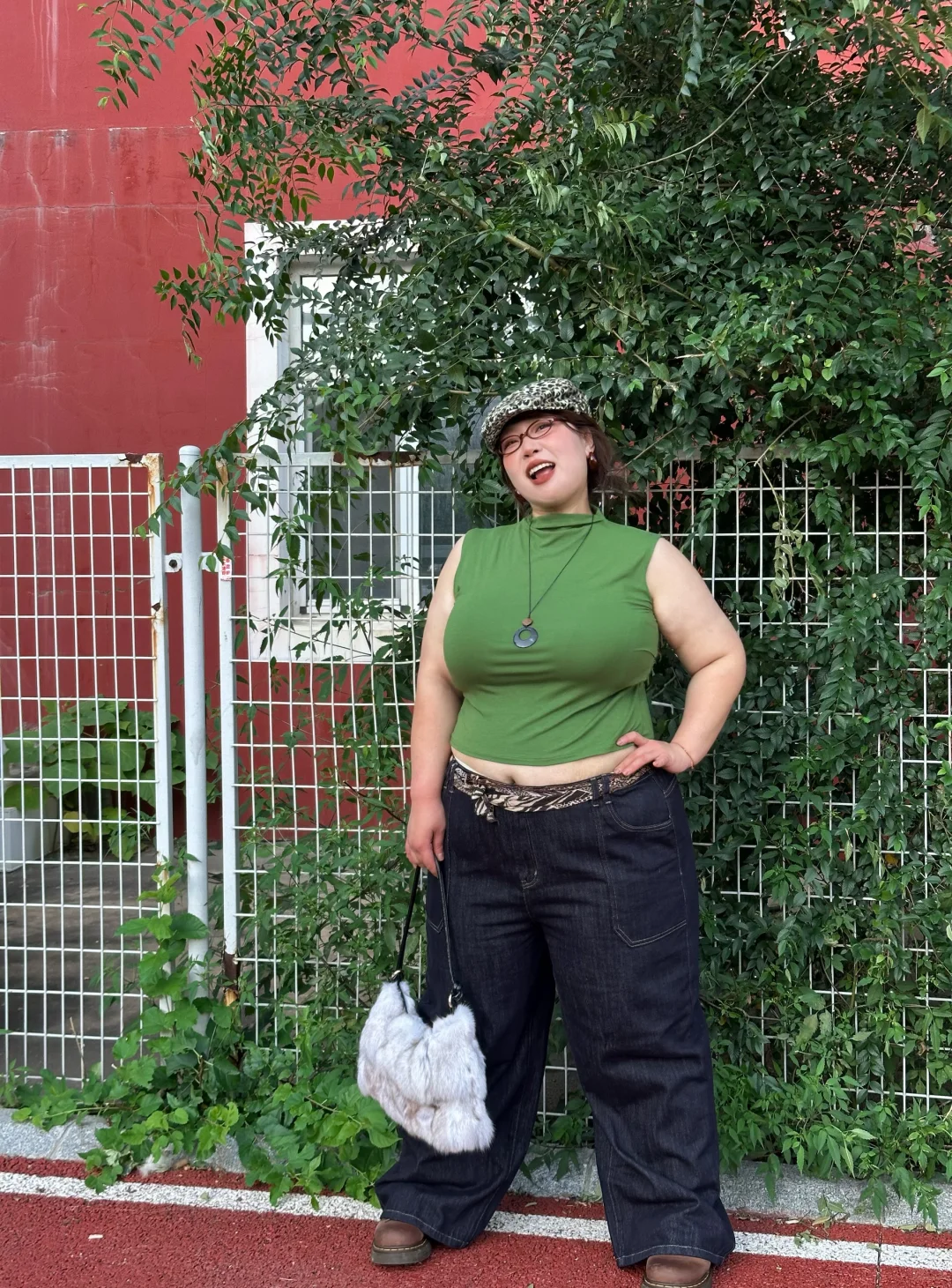 270斤｜胖mm梨形大码辣妹千禧风穿搭