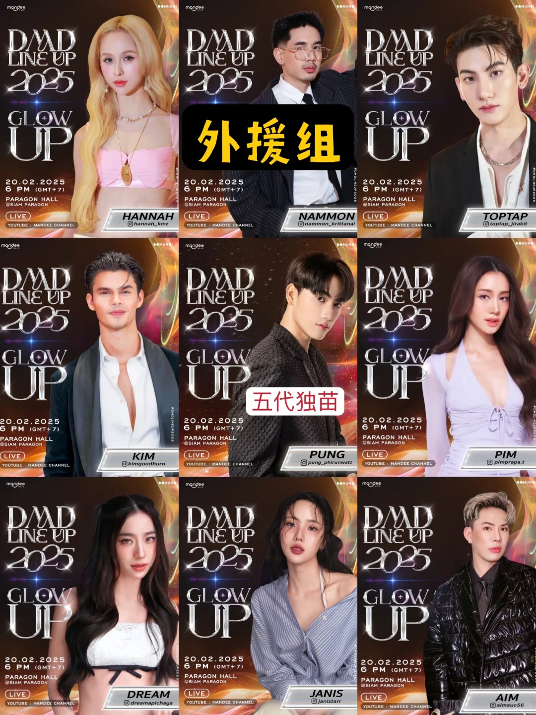 推介会公开阵容汇总，猜猜会有你但的饼吗？