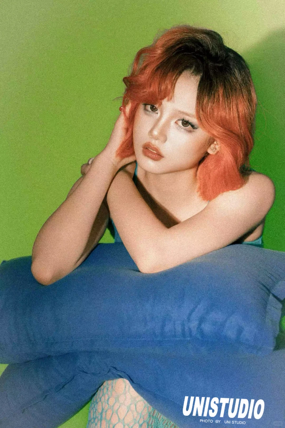 颜色撞击辣妹妆真的很好看啊