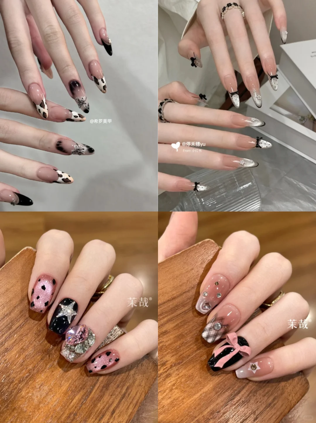 甜酷辣妹风美甲鲨到谁了我不说！