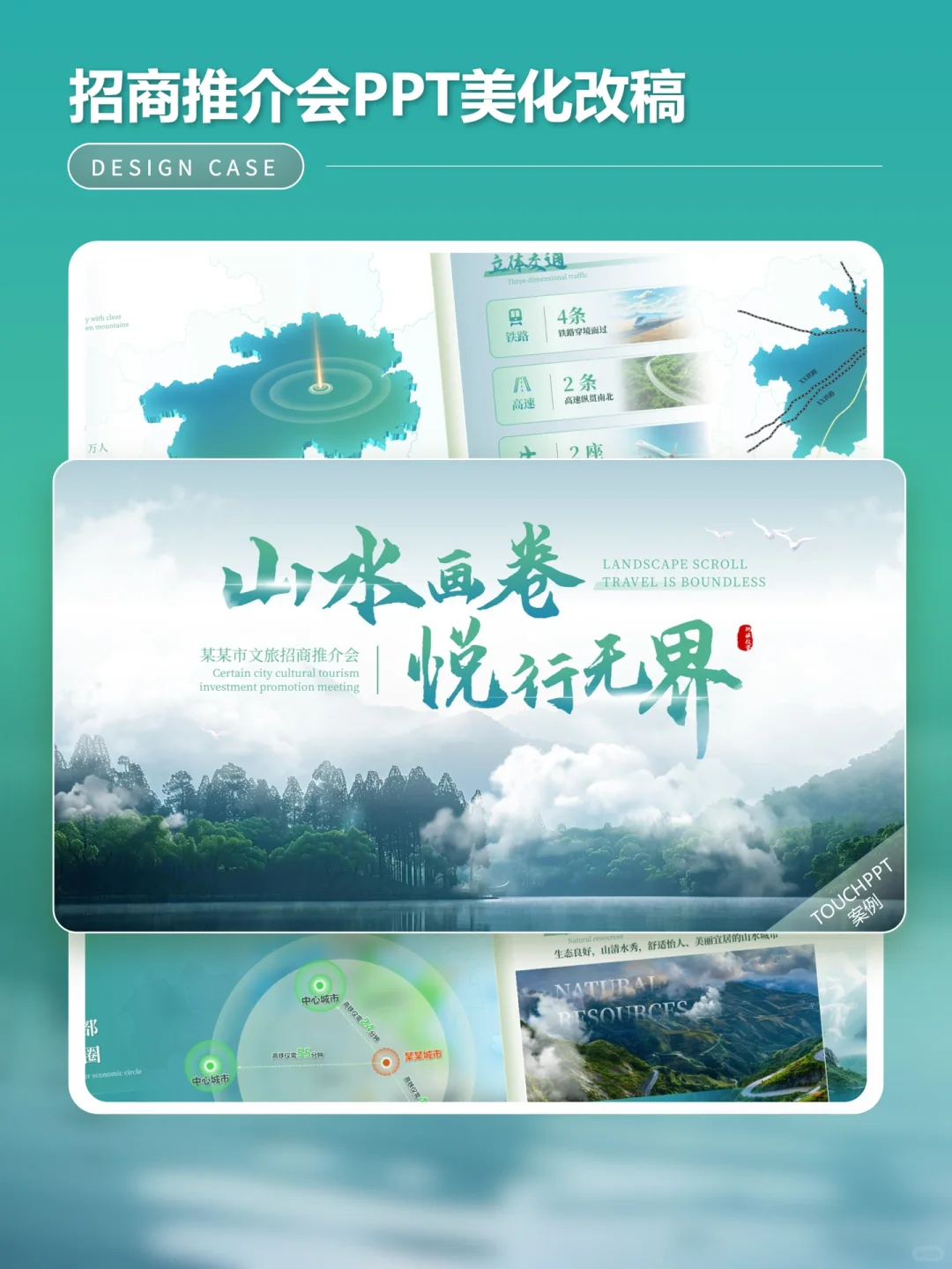 文旅招商推介会PPT还可以这么美化设计？