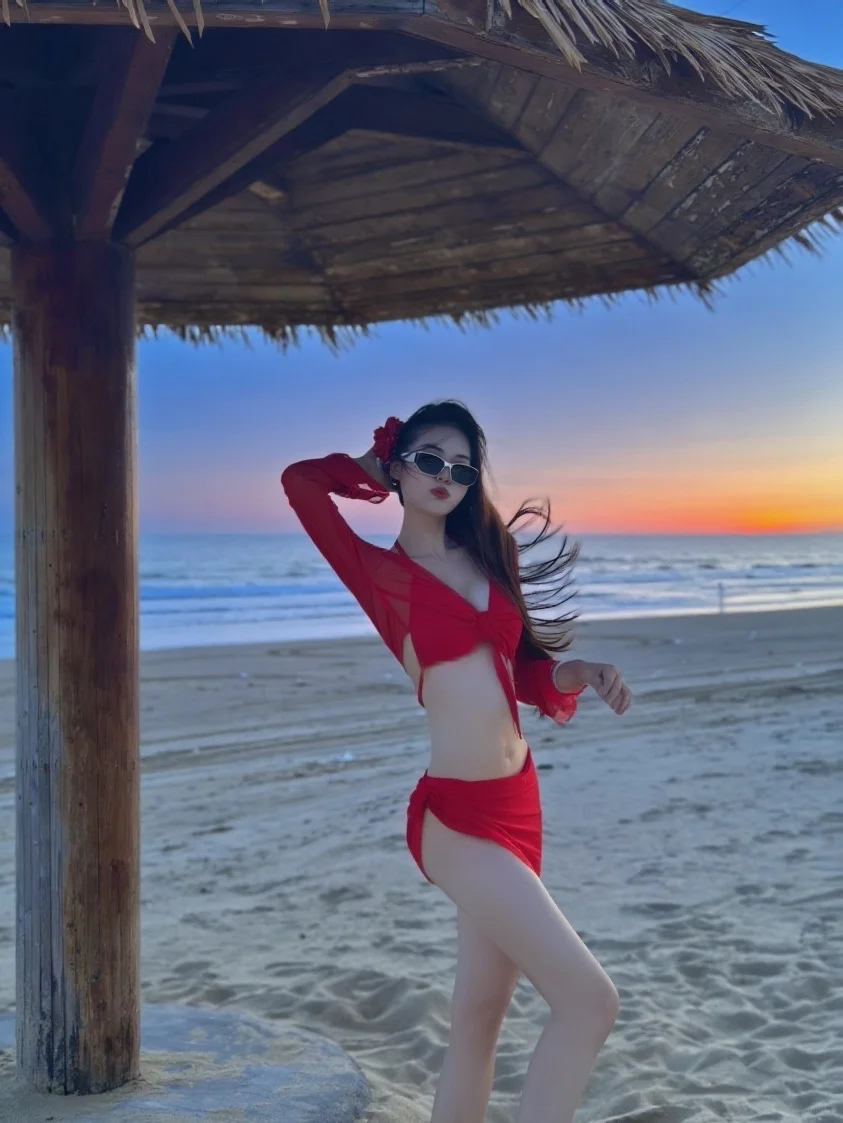 落日海滩泳衣法则｜被追着问爆的氛围感公式