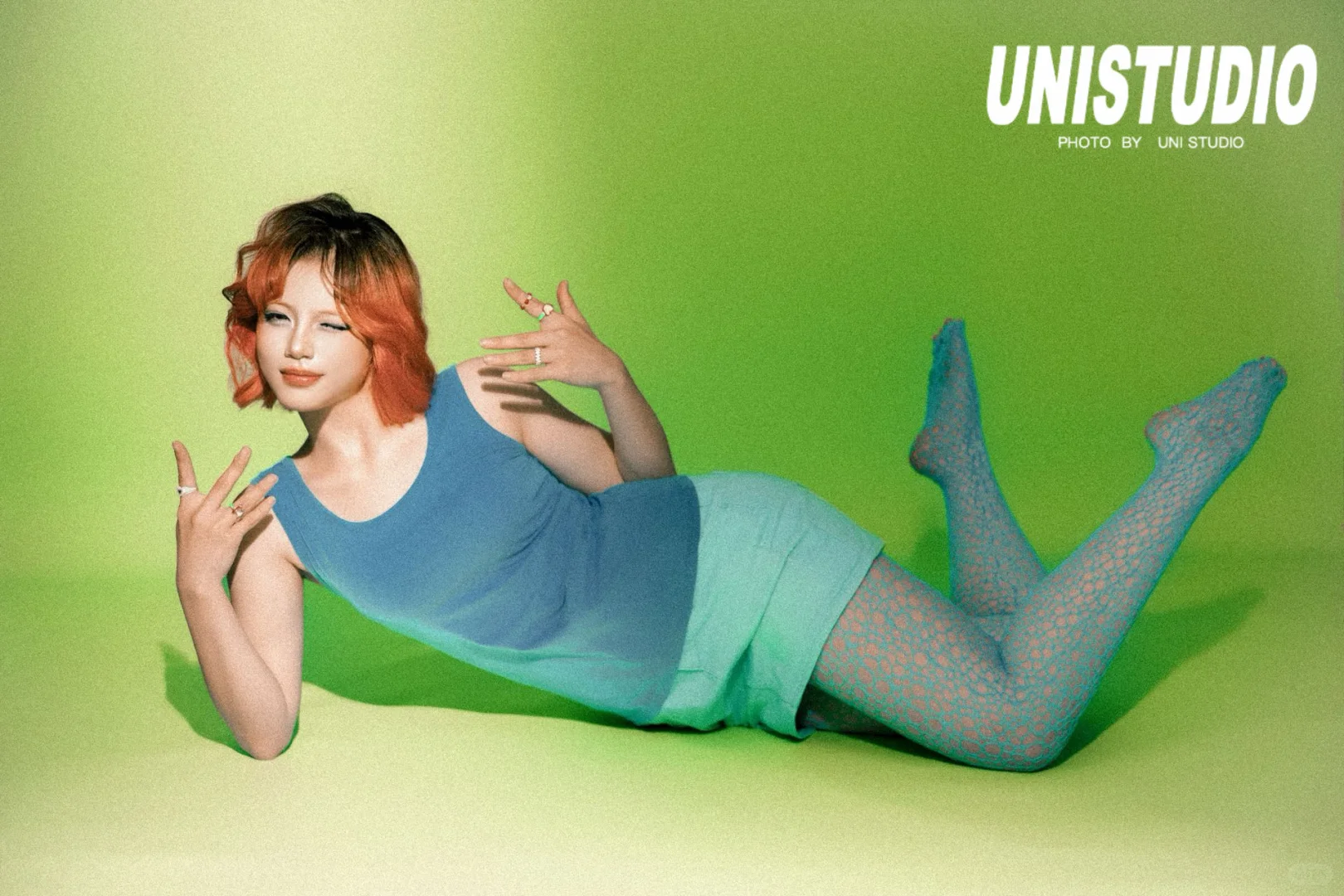 颜色撞击辣妹妆真的很好看啊