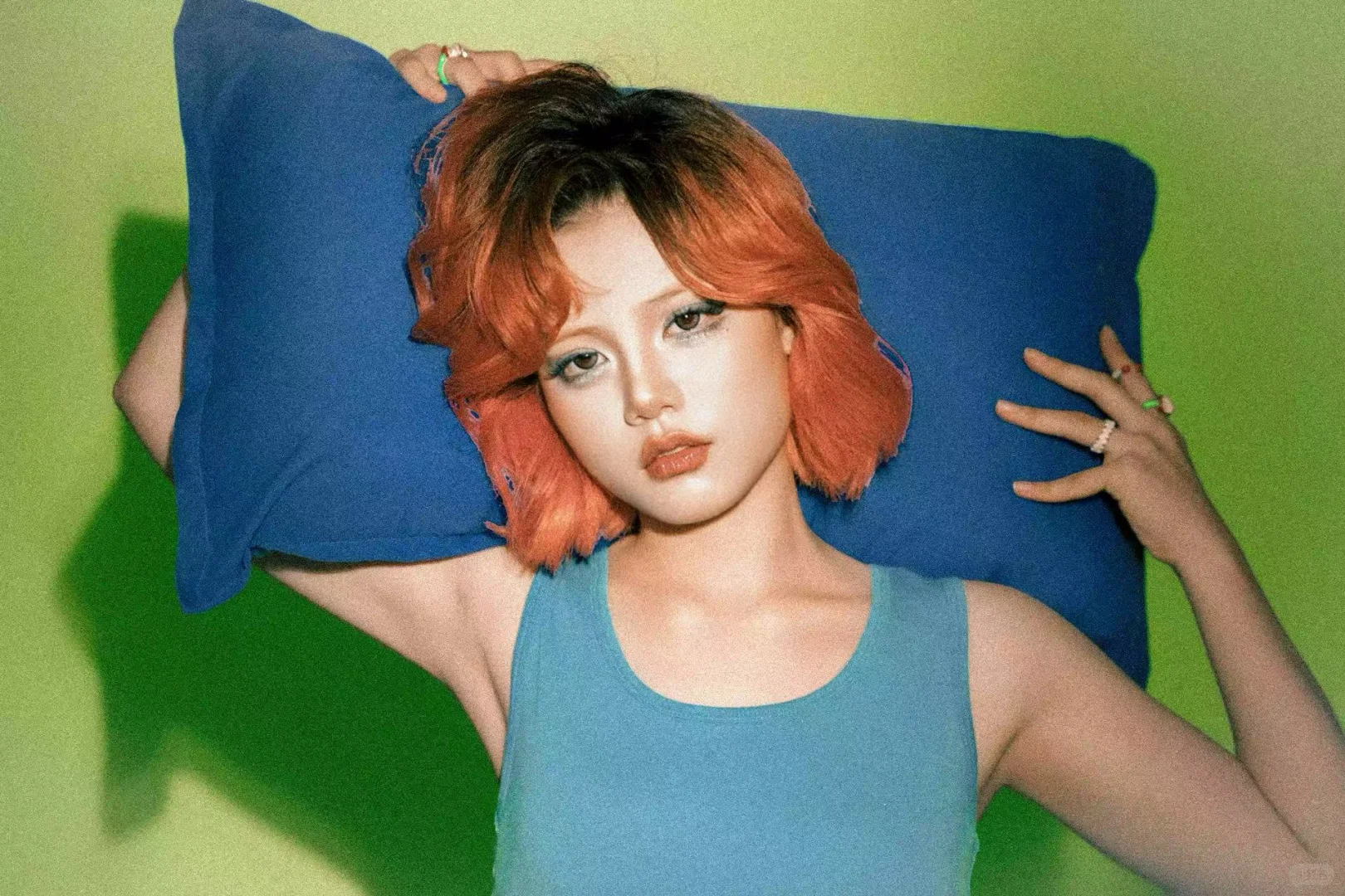 颜色撞击辣妹妆真的很好看啊