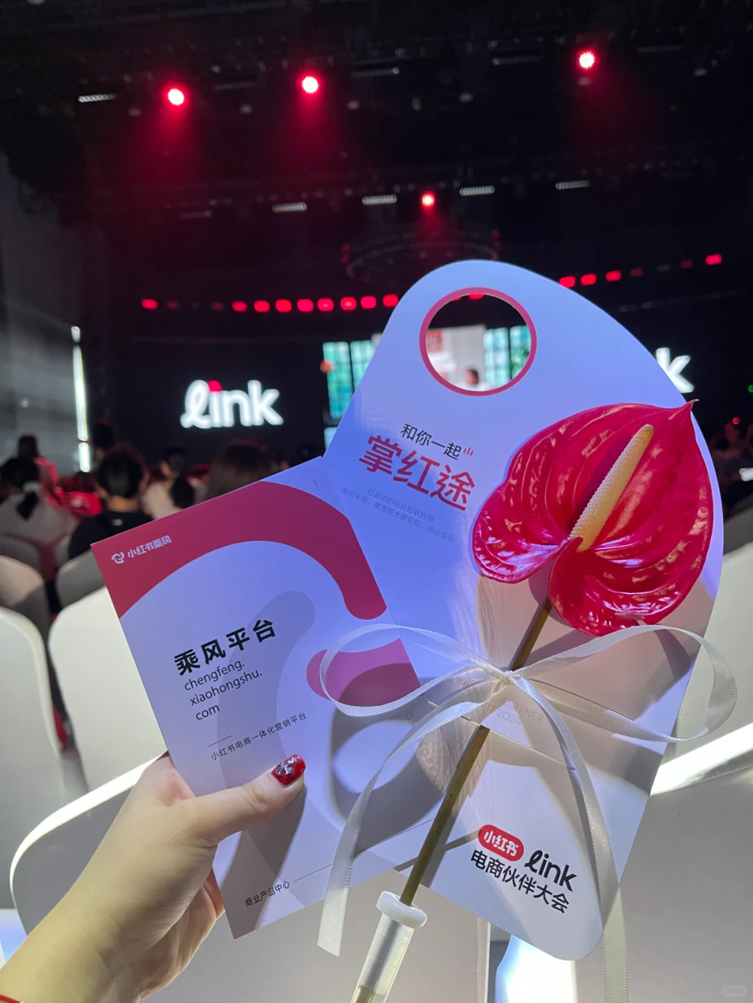 感谢官方邀请?link电商伙伴大会进行时✨