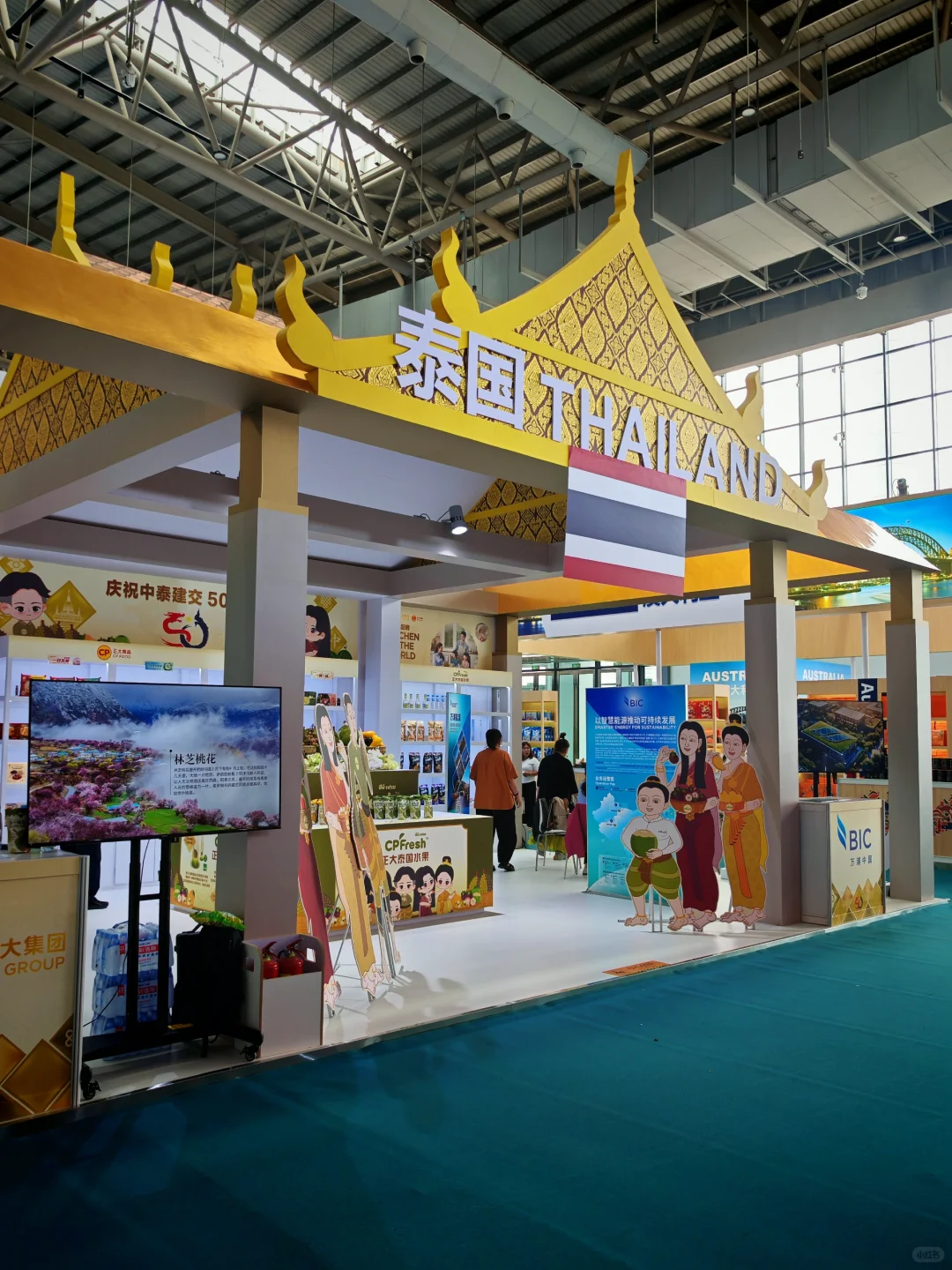 不同国家 风格迥异的展区 好好逛！