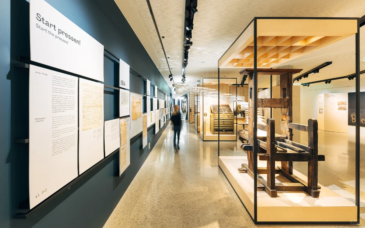 展陈设计师都在找的参考图：挪威印刷博物馆