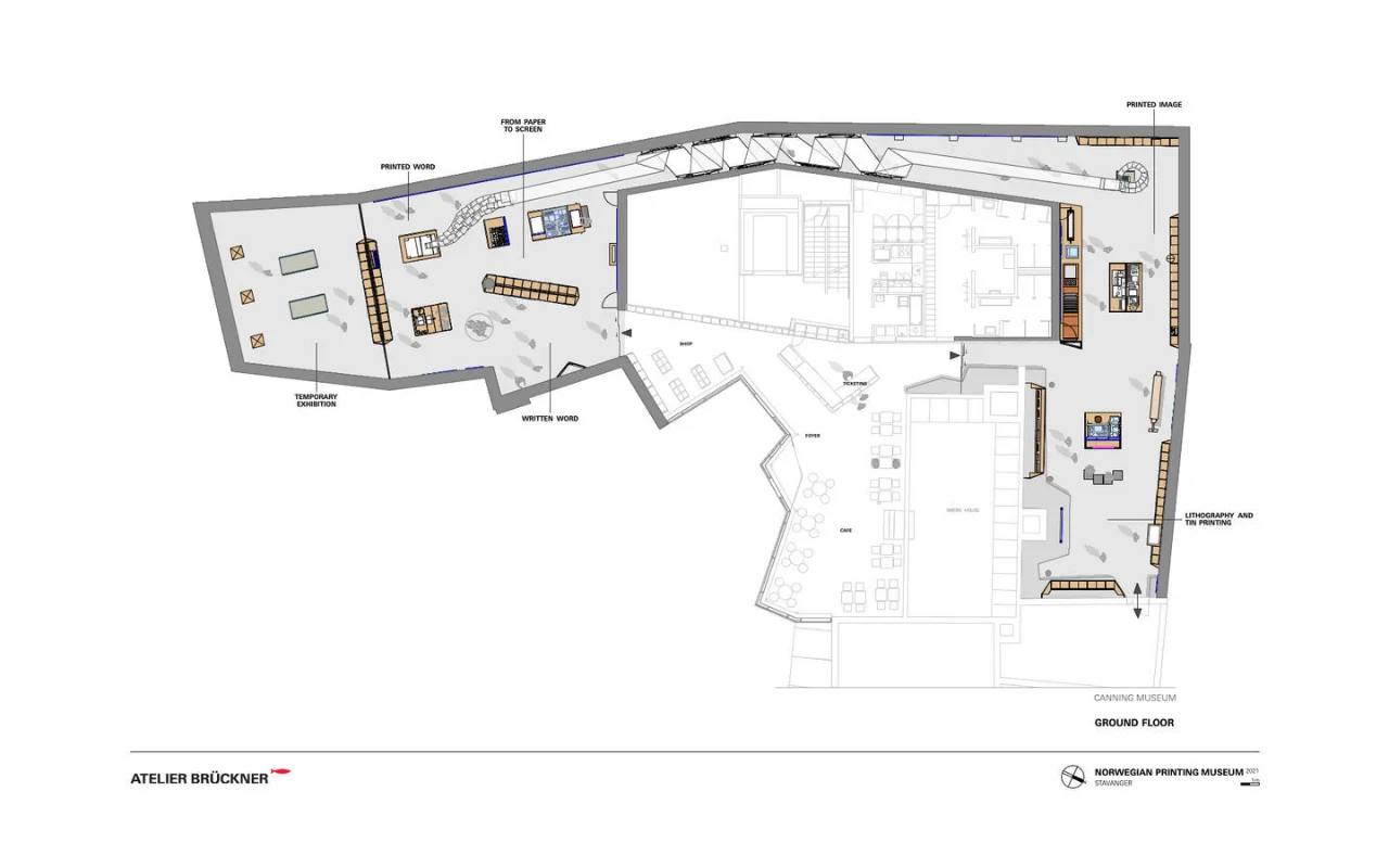 展陈设计师都在找的参考图：挪威印刷博物馆