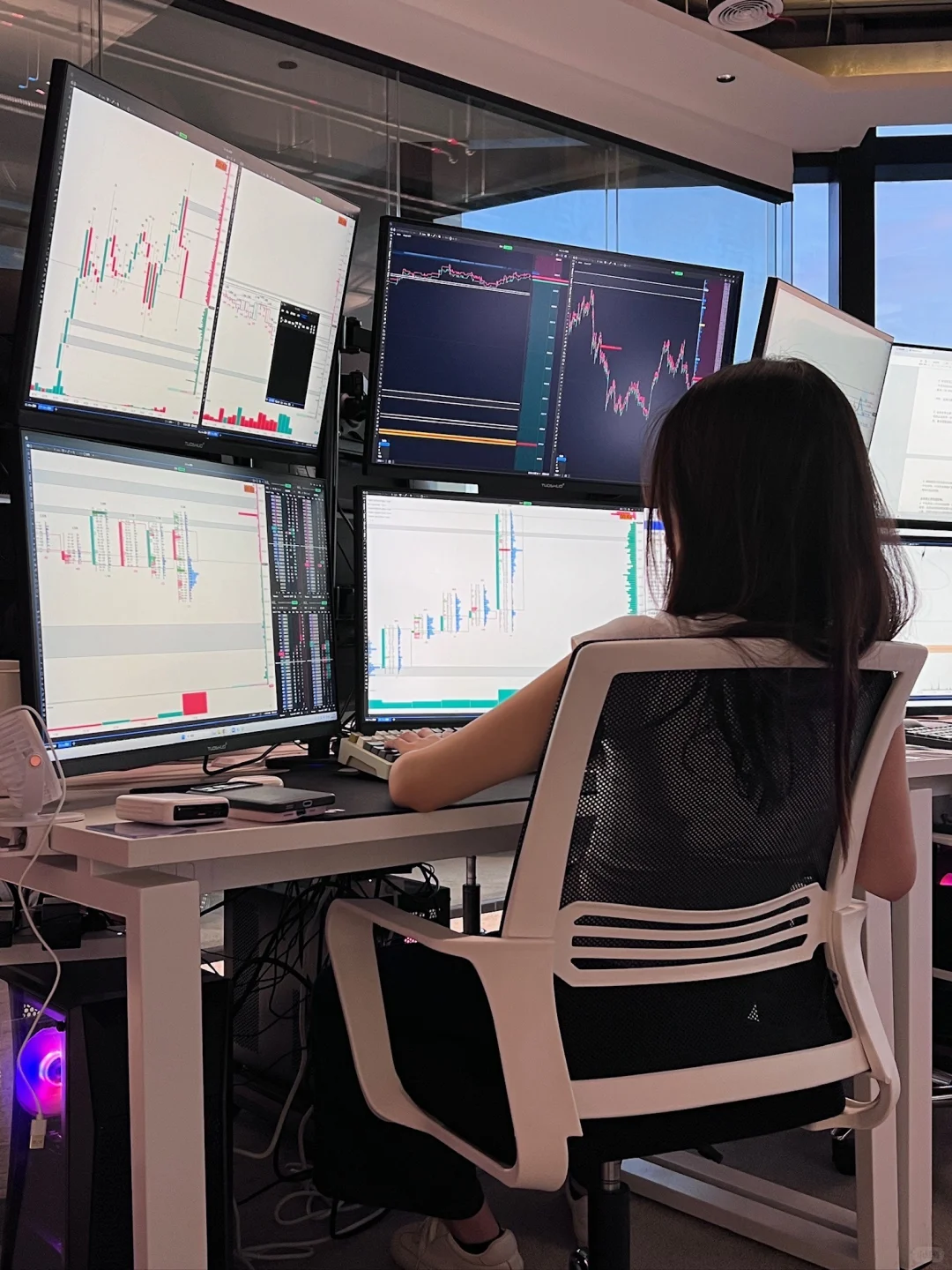 一个女交易员的日常