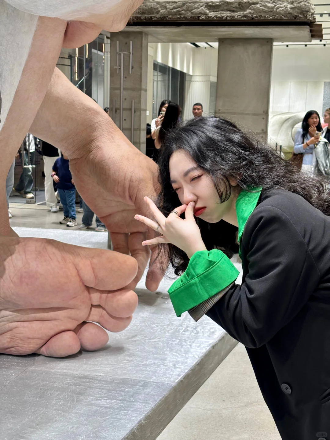 花半小时去深圳闻了一次臭脚?深圳巨人展