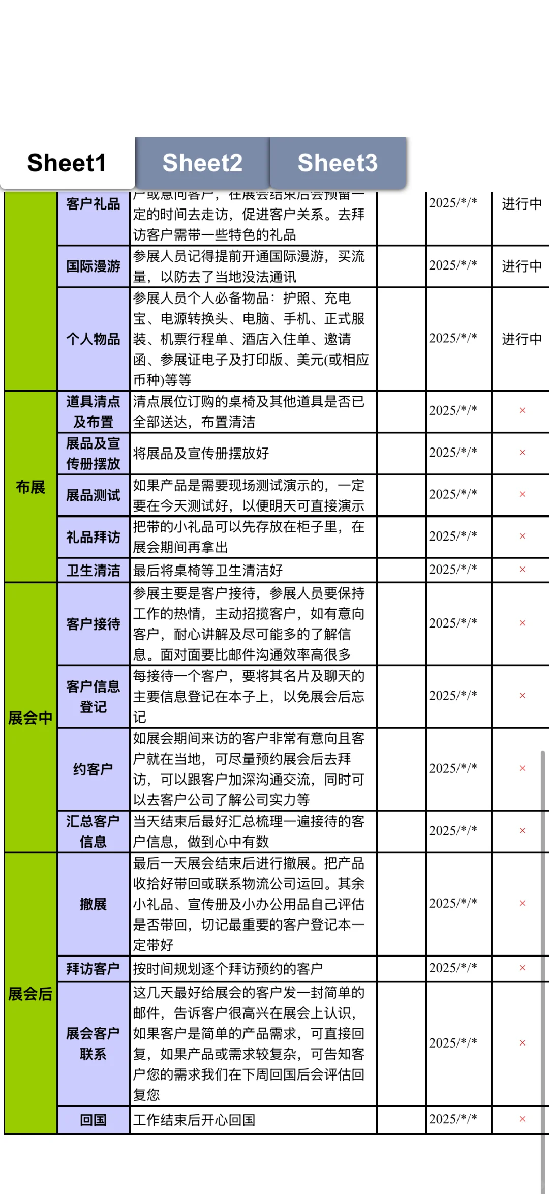 海外展会参展全流程 看这一篇就够了