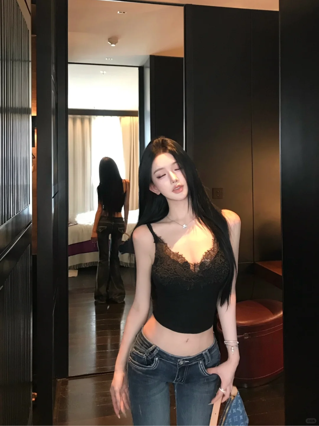 感受下低腰裤的魅力！