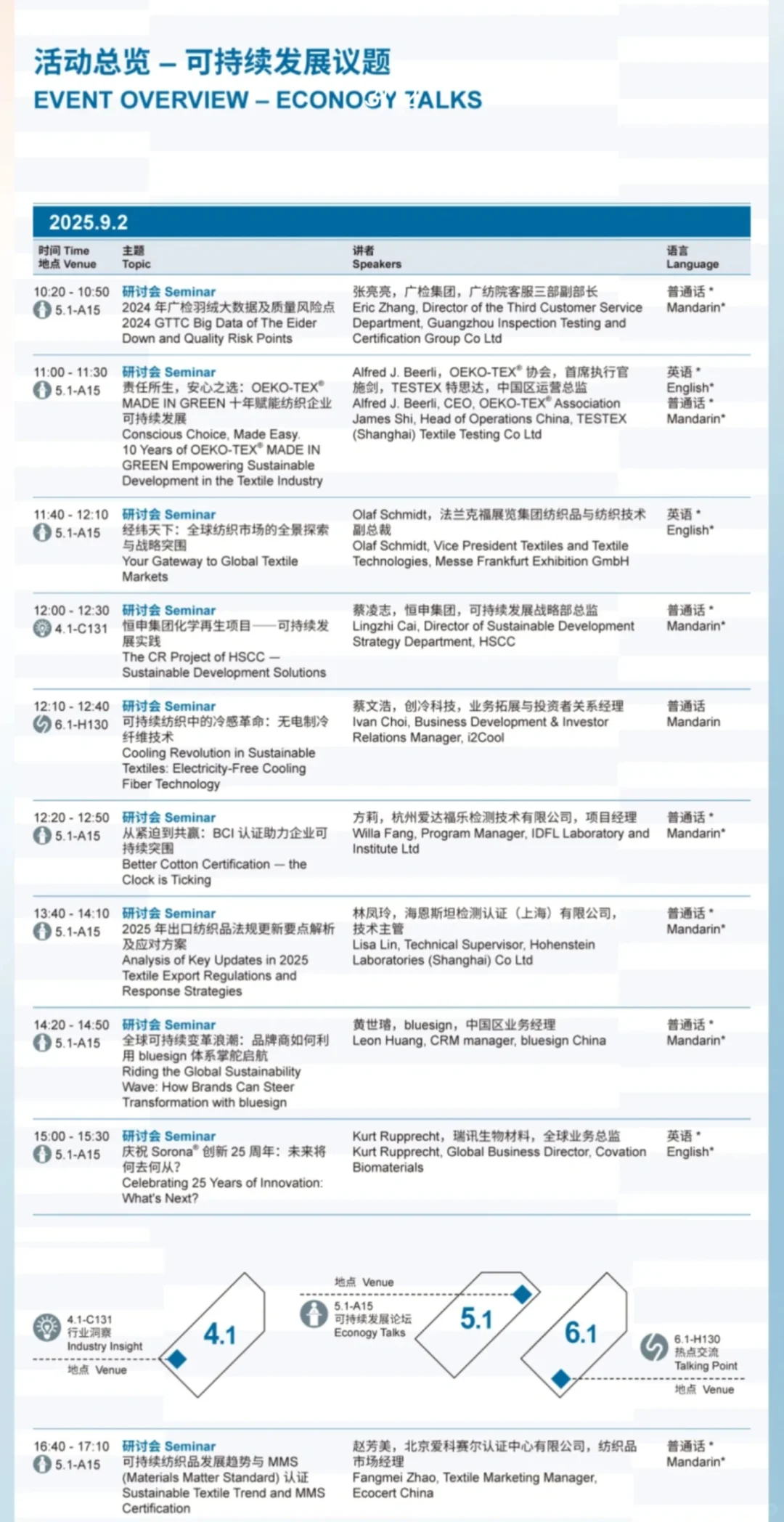 赛服设计师出发上海intertextile纺织展