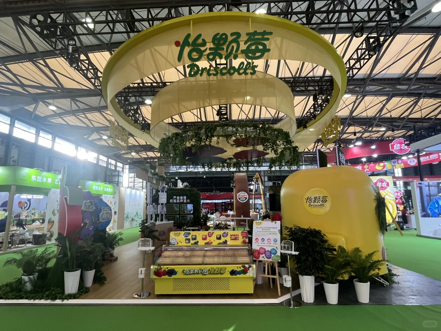 近期展会现场案例分享→水果展✨✨