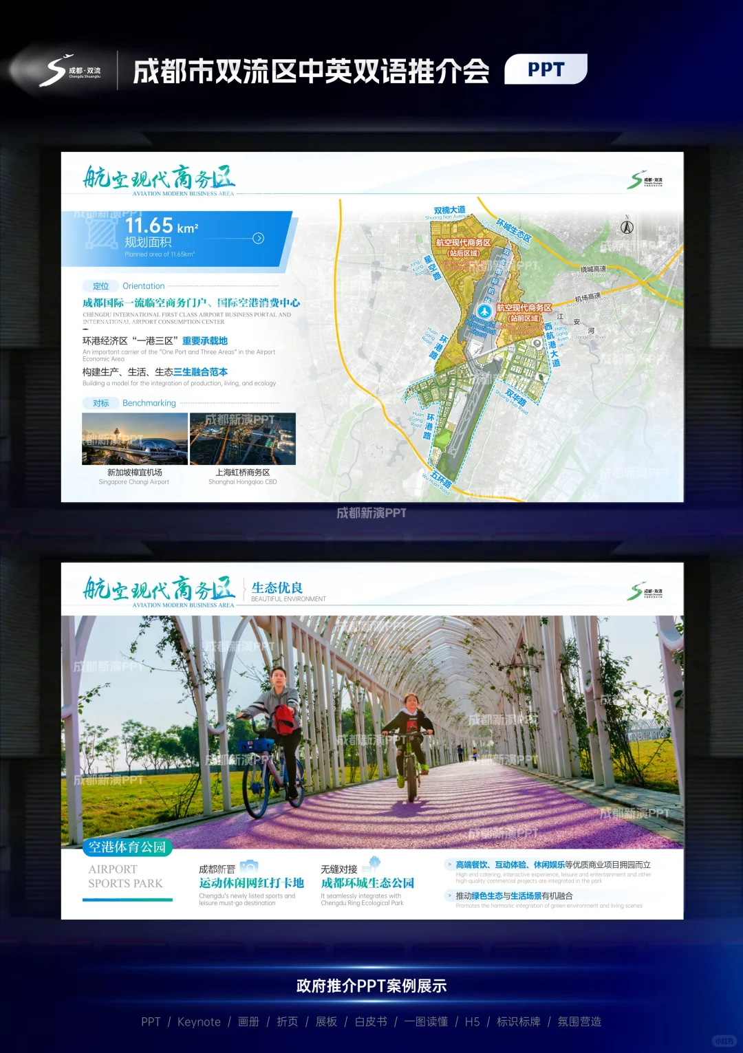 成都双流区中英双语推介会PPT