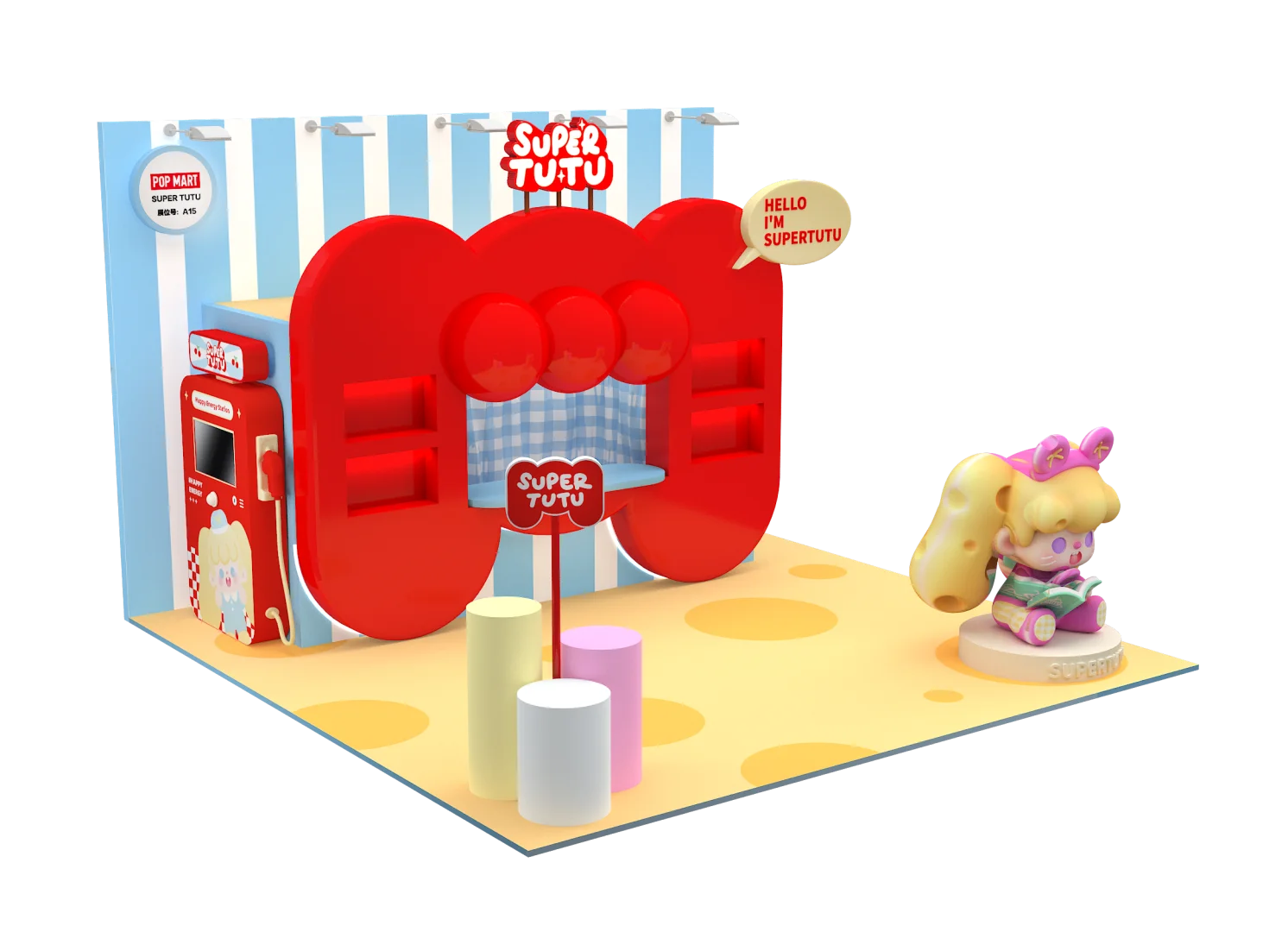 展位设计之从草图→建模→搭建