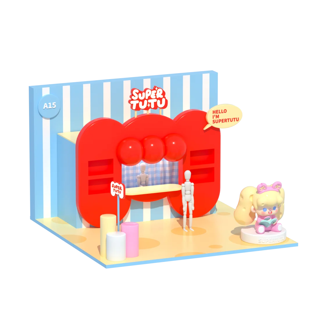 展位设计之从草图→建模→搭建