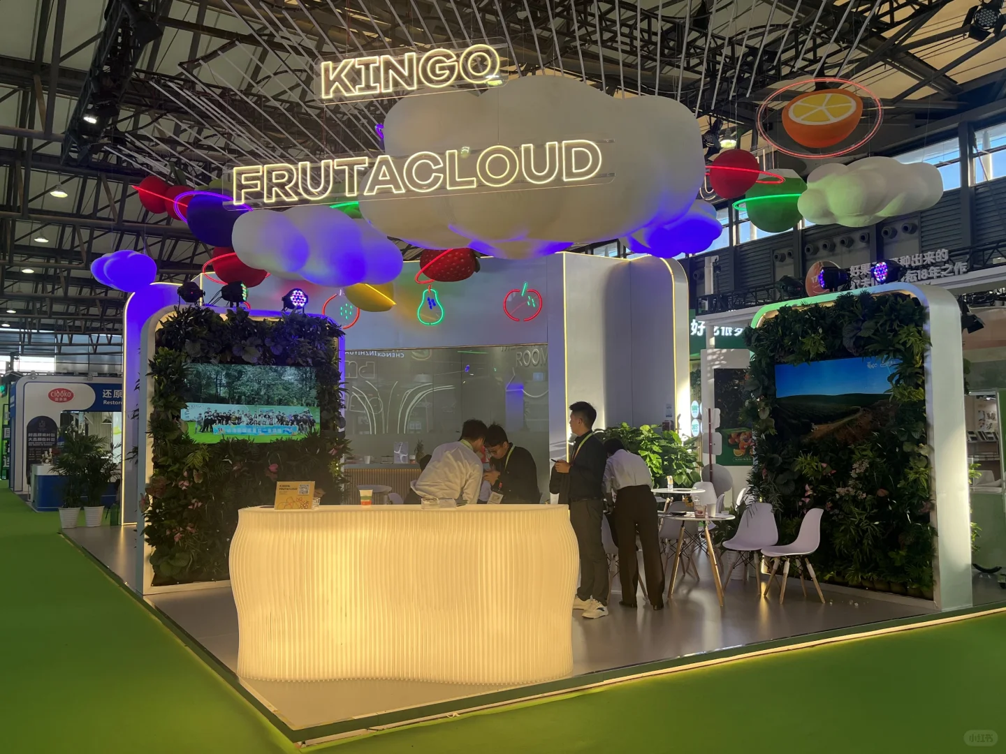 近期展会现场案例分享→水果展✨✨