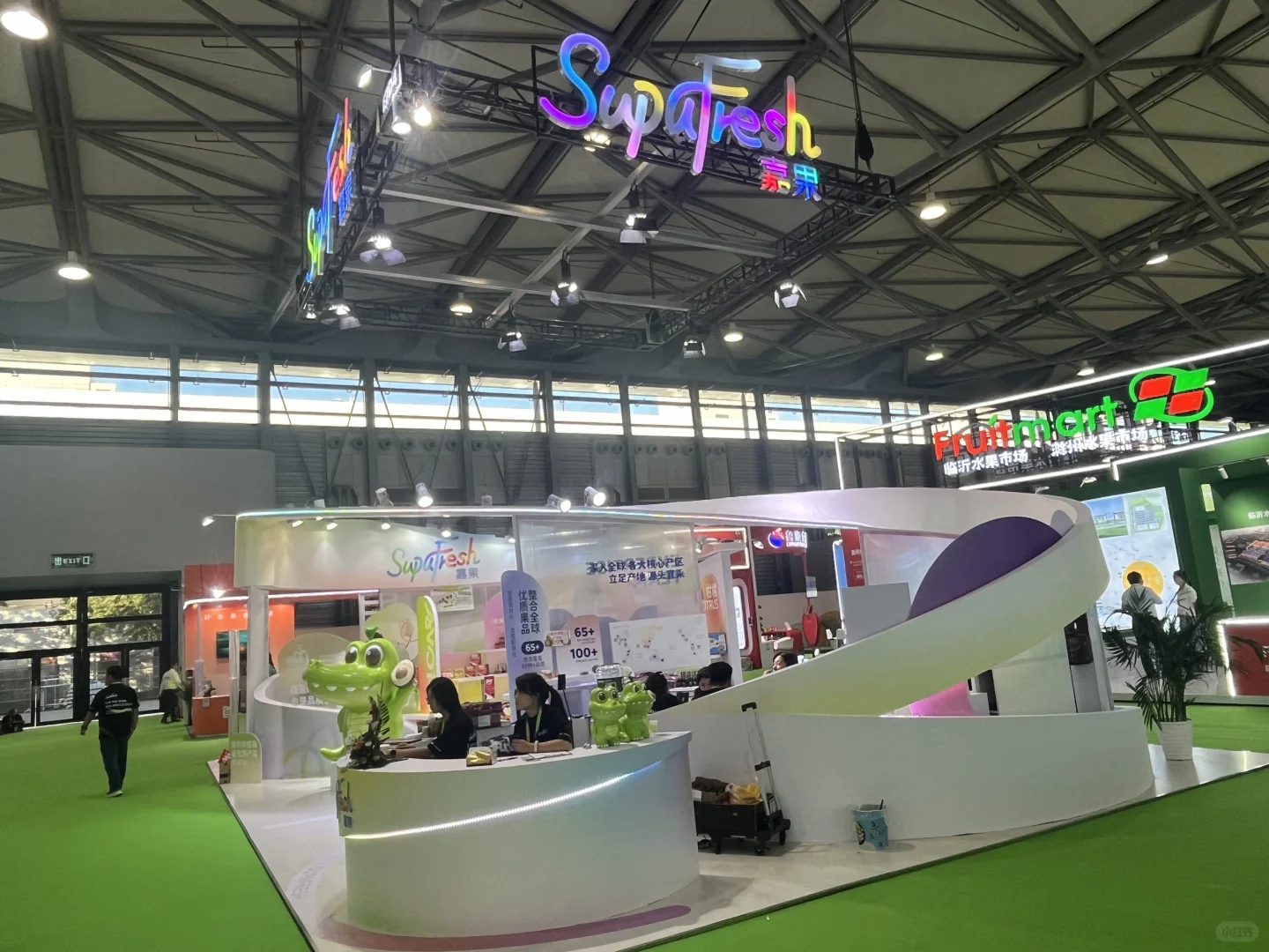近期展会现场案例分享→水果展✨✨