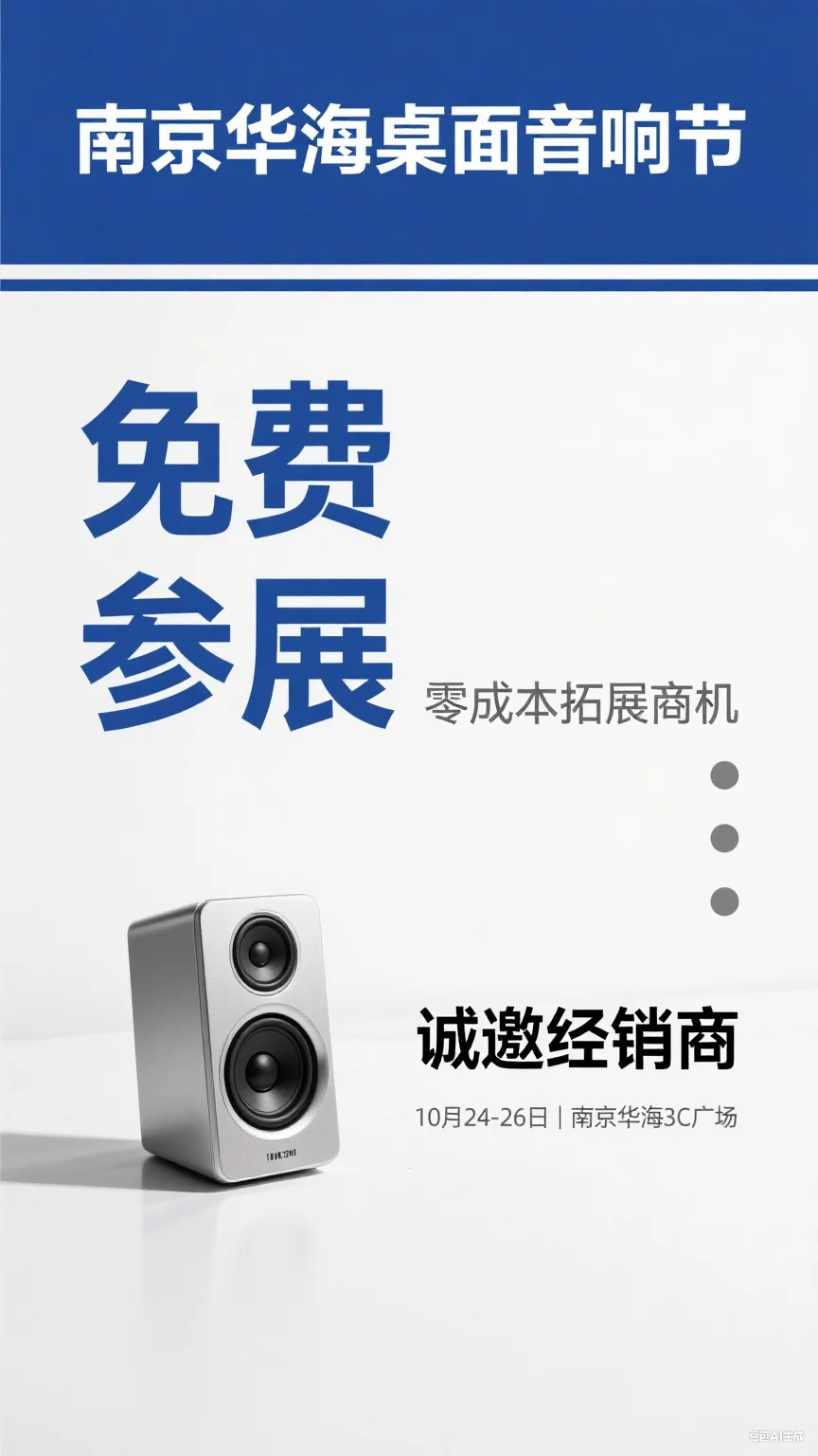 南京桌面音响展，诚邀参展商！