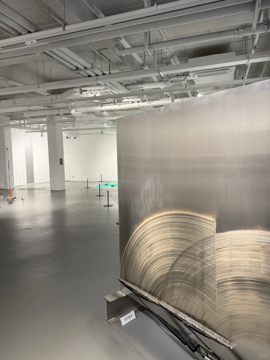 36w孕晚期带崽看展穿搭?重美术馆太好拍了