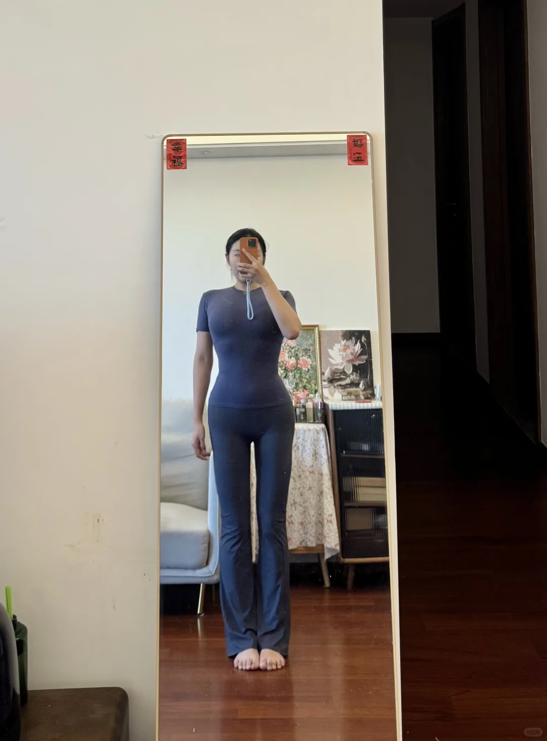 这身太显瘦啦！谁还能看出我快140斤呢