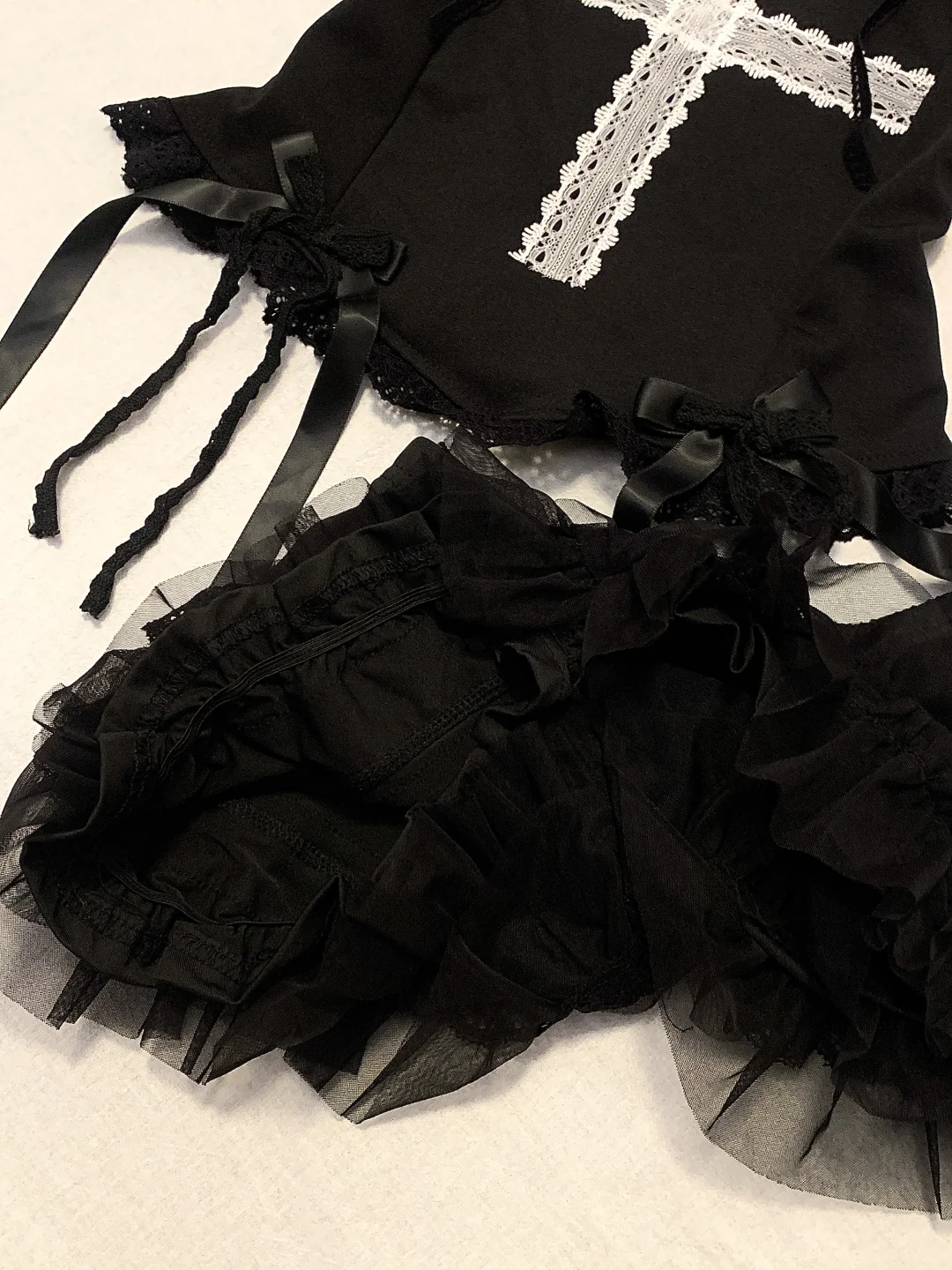 在pxx花88?买的美式复古辣妹套装到了！！