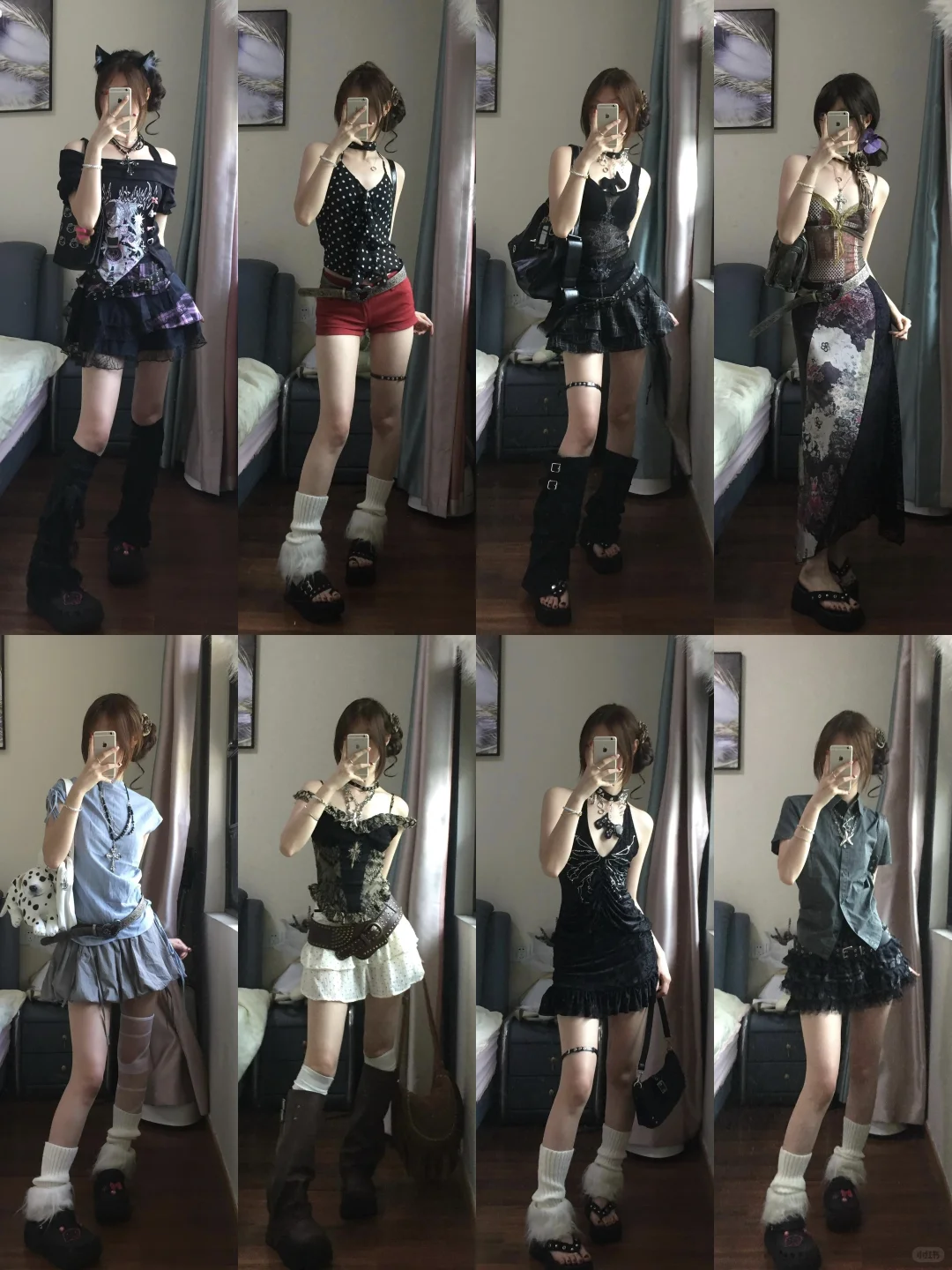 5⃣️6⃣️套 | 古早味的千禧轻亚辣妹穿搭