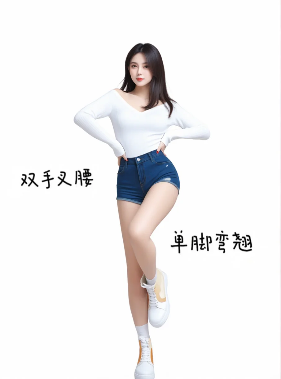 在家也能拍的9组美式辣妹姿势?