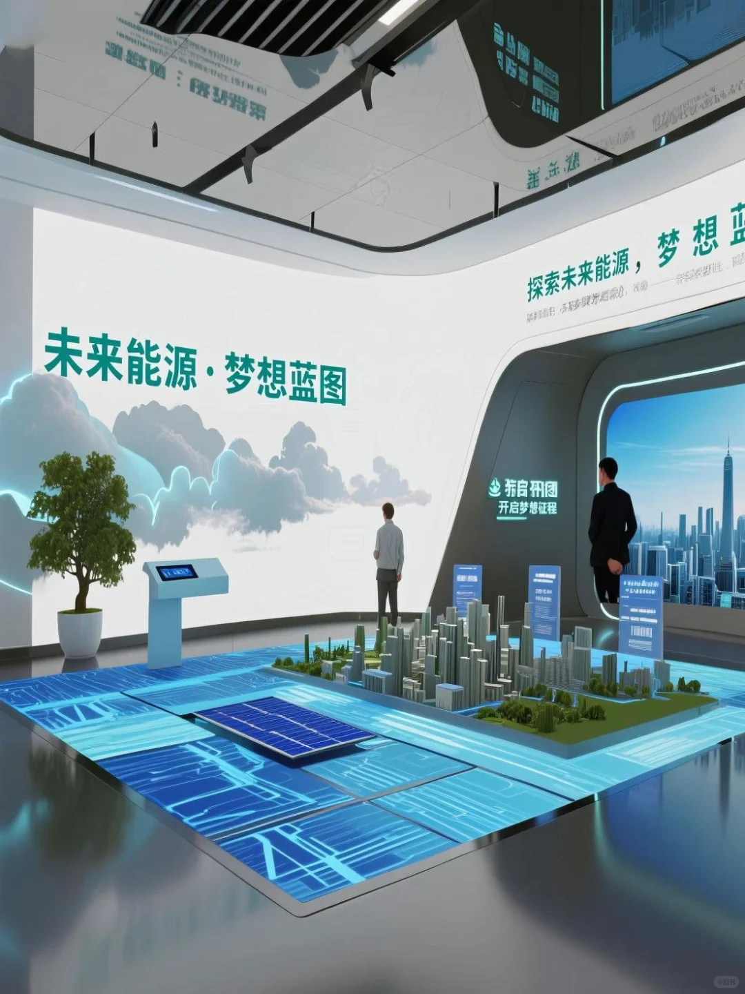 ?矿山变青山！华能煤炭展厅设计绝了