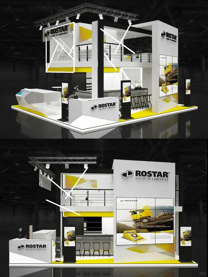 机械设备展览会 工业展展位设计搭建