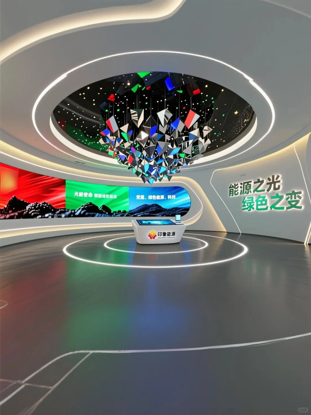 ?矿山变青山！华能煤炭展厅设计绝了