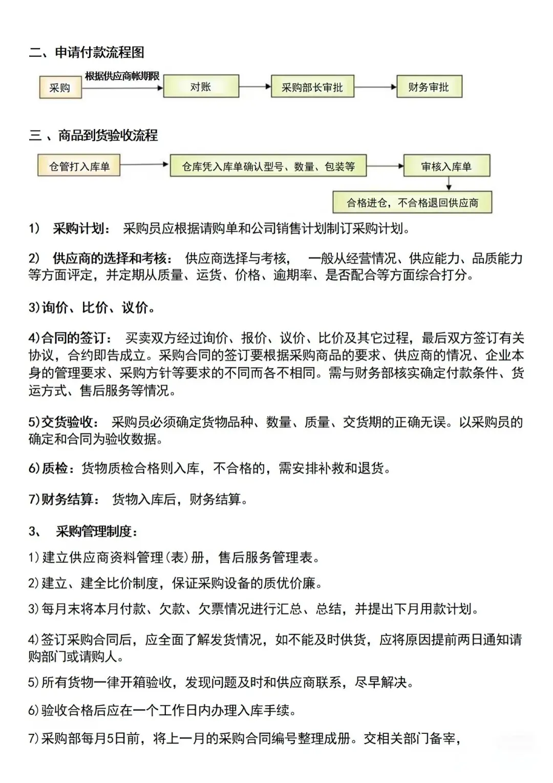 采购疯传！采购“天花板”工作流程制度曝光