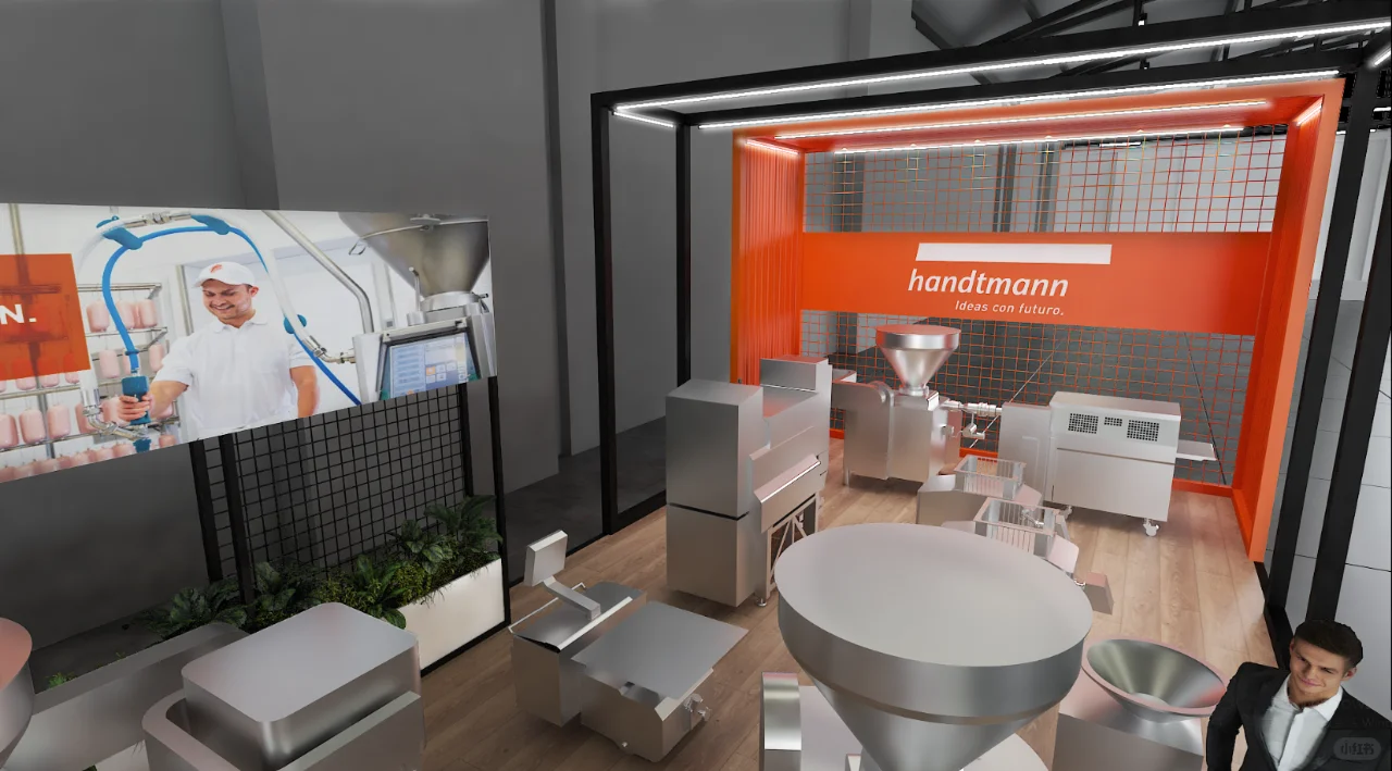 工业装备展~展台设计效果图