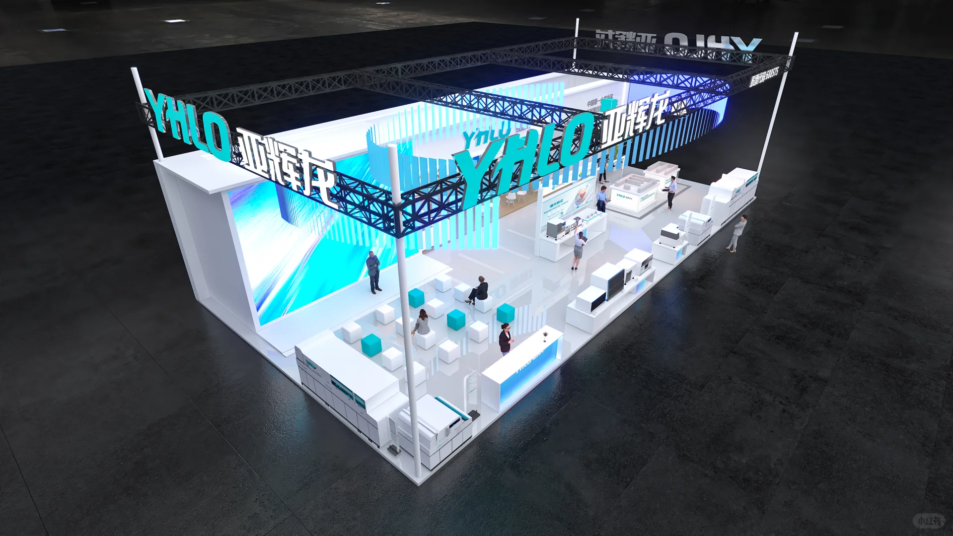 ??德国慕尼黑智慧能源展｜工业科技风展台