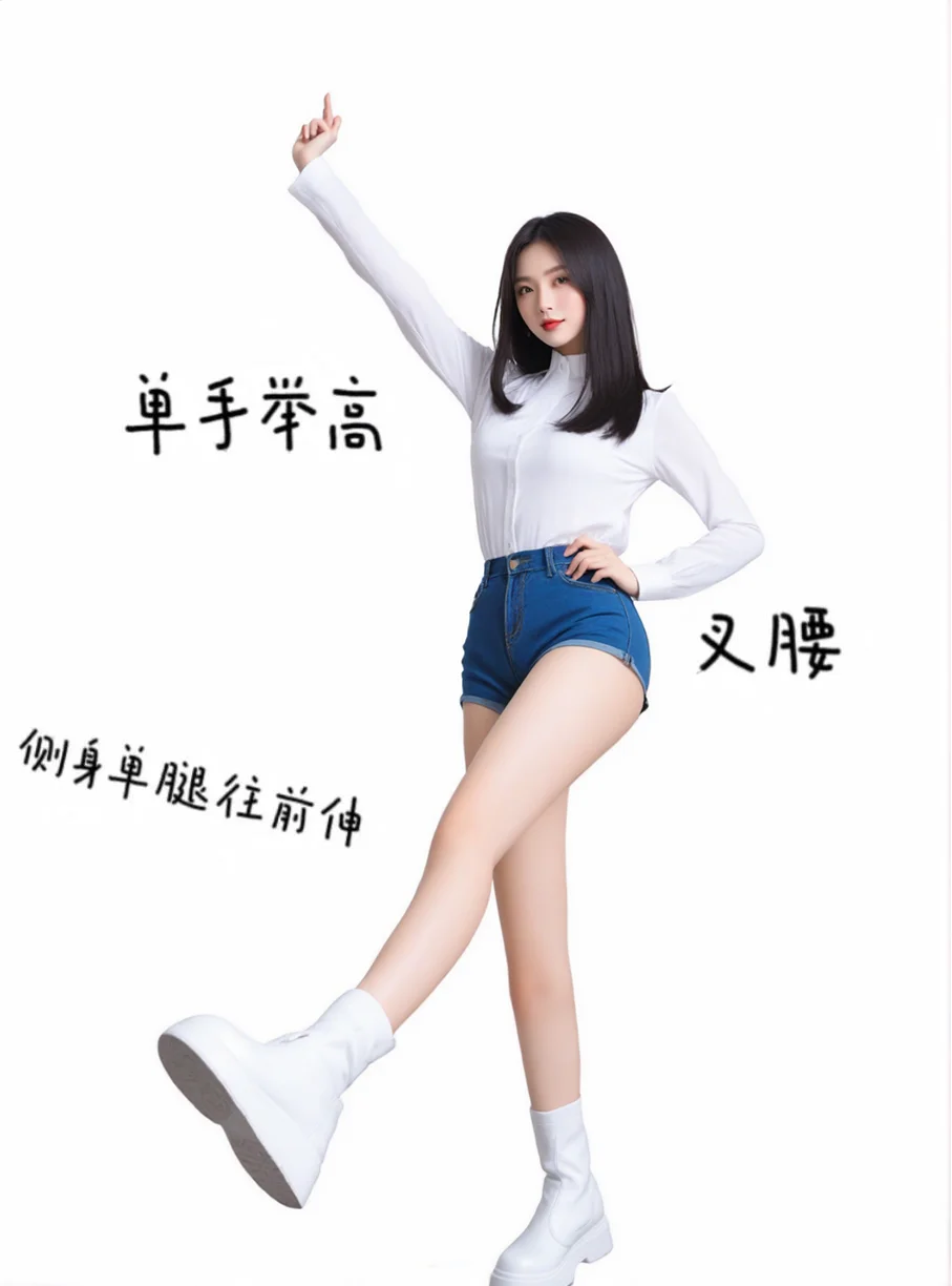 在家也能拍的9组美式辣妹姿势?