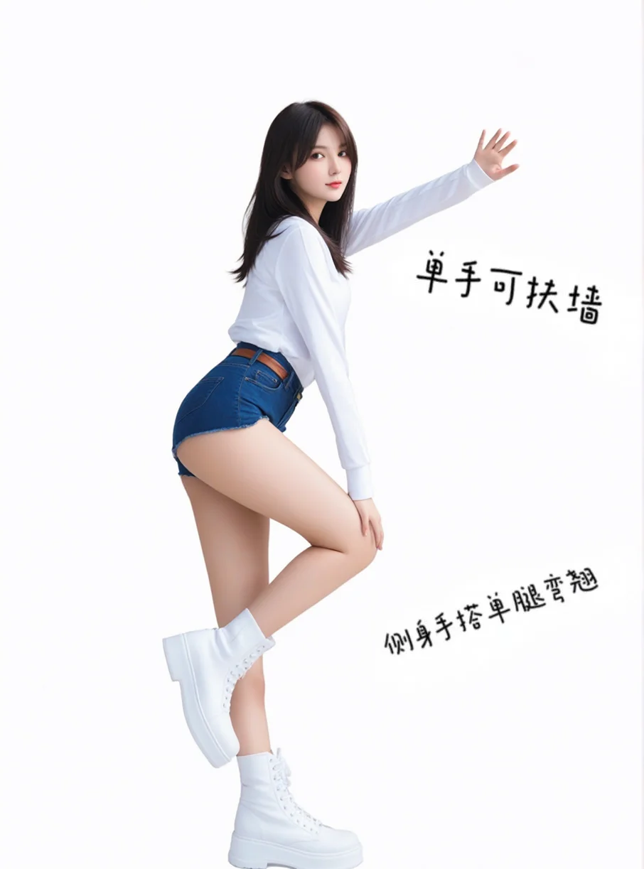 在家也能拍的9组美式辣妹姿势?