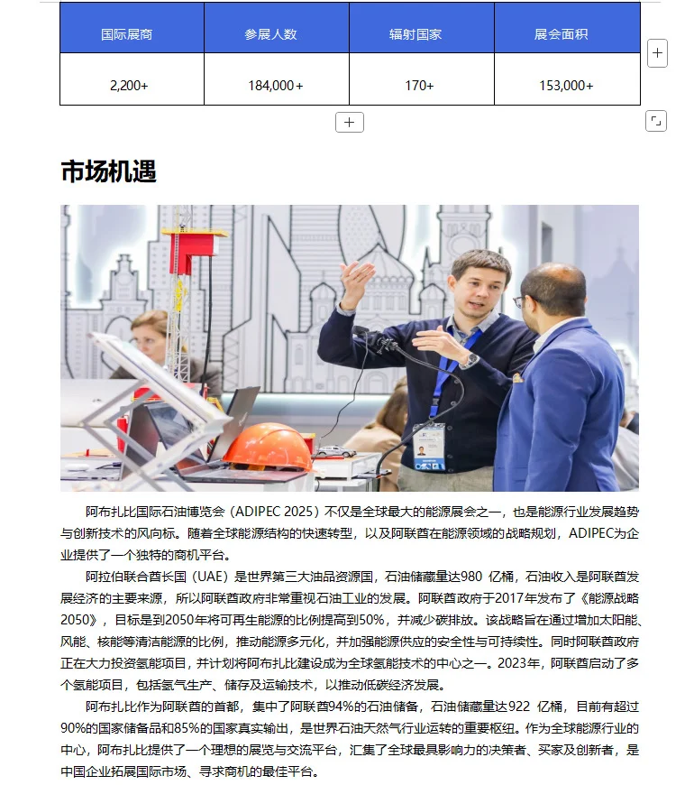 阿布扎比国际石油展