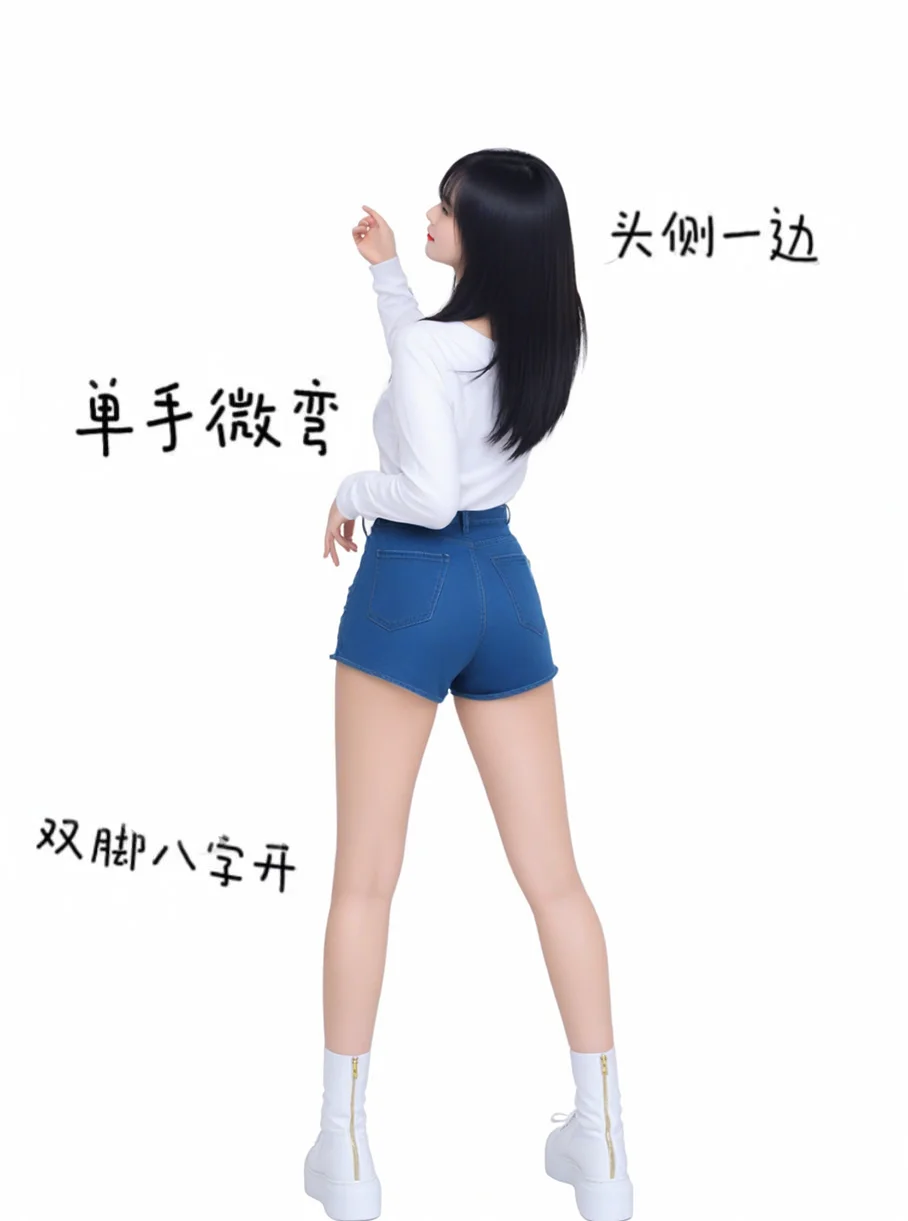 在家也能拍的9组美式辣妹姿势?