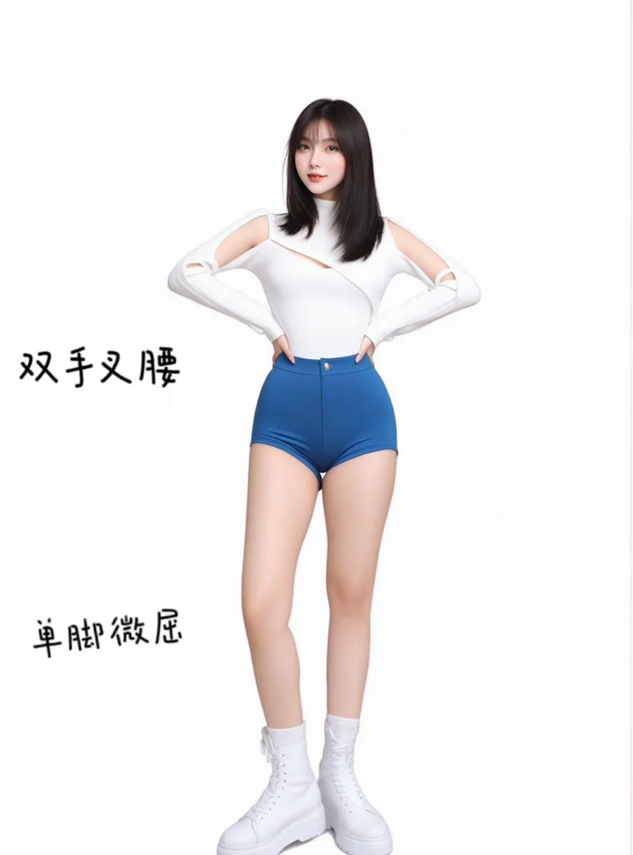 在家也能拍的9组美式辣妹姿势?