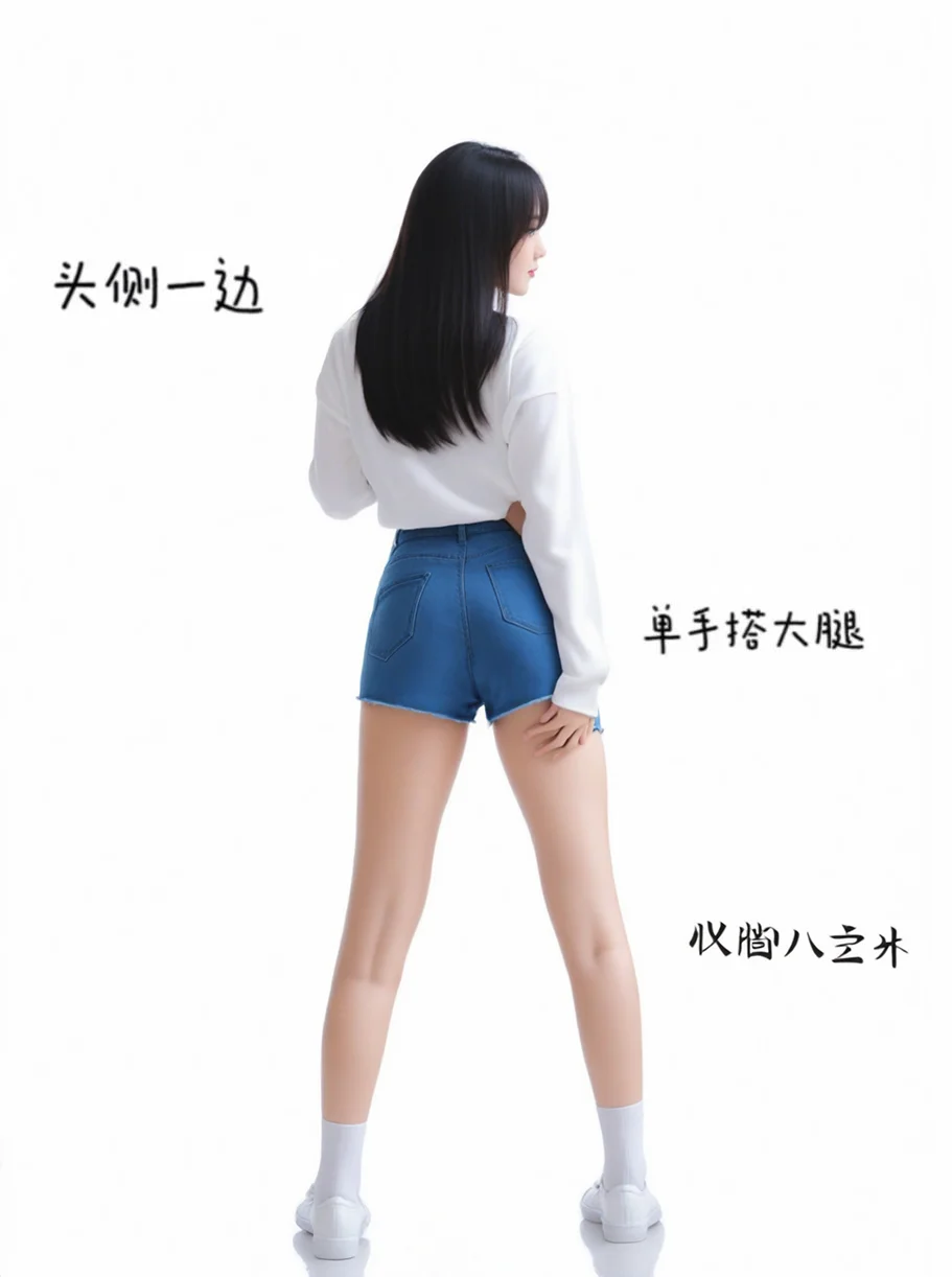 在家也能拍的9组美式辣妹姿势?
